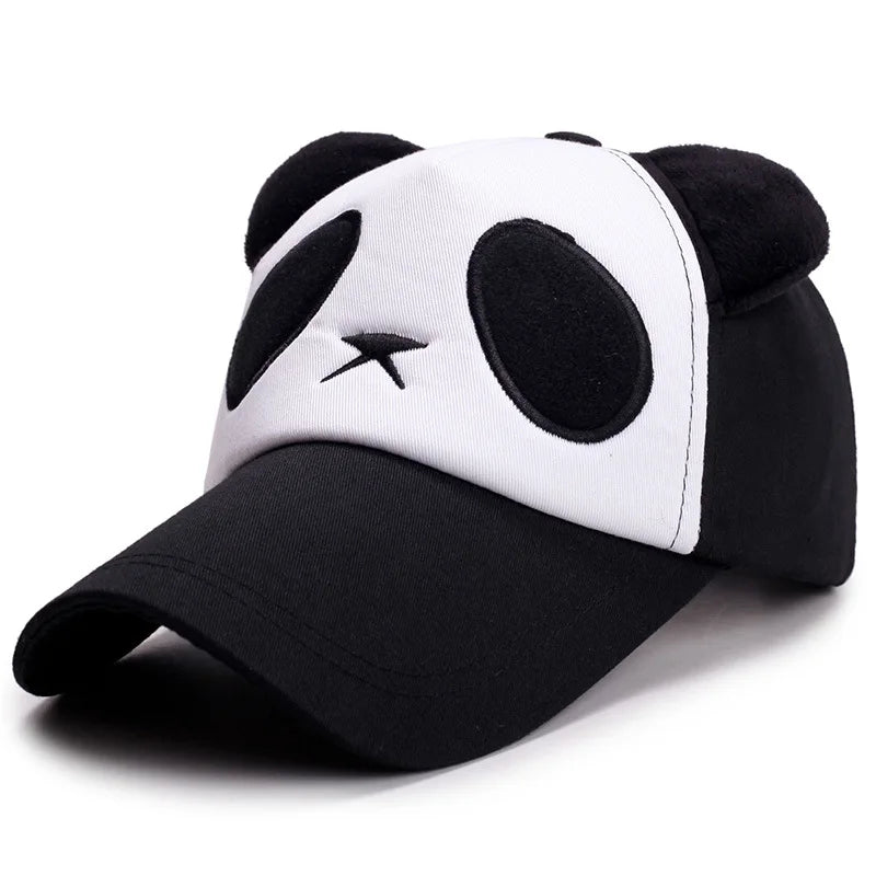 Șepci de baseball drăguțe cu panda pentru vară, pentru bărbați și femei, din bumbac, în stil hip-hop, cu închidere snapback, protecție solară, pentru băieți și fete, pentru activități în aer liber, gorras, dropshipping