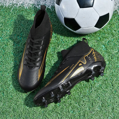 Chaussures de football unisexes tendance, crampons antidérapants, baskets d'entraînement légères, chaussures de football d'extérieur pour hommes