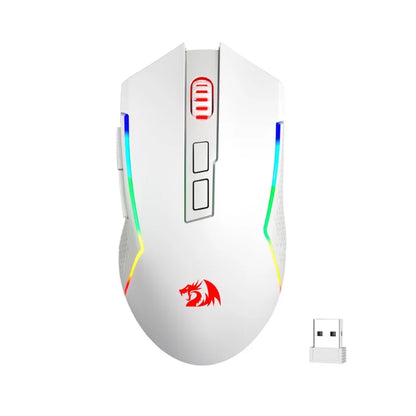 Mysz gamingowa Redragon M693 bezprzewodowa/przewodowa BT & 2.4G Bluetooth 8000 DPI, 3 tryby połączenia, podświetlenie RGB do PC/Mac/Laptopa