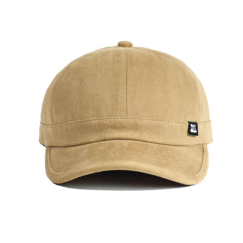 Gorra de béisbol vintage de ala corta, de algodón, para hombre y mujer, gorra «dad hat» suave, ajustable, estilo «trucker», de perfil bajo
