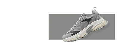 Xtep Chinoiserie Casual Shoes For Men 2025 Spring Vintage Thick Sole Fashion Sports Shoes Wear-Resistant  Sneakers 875119320001