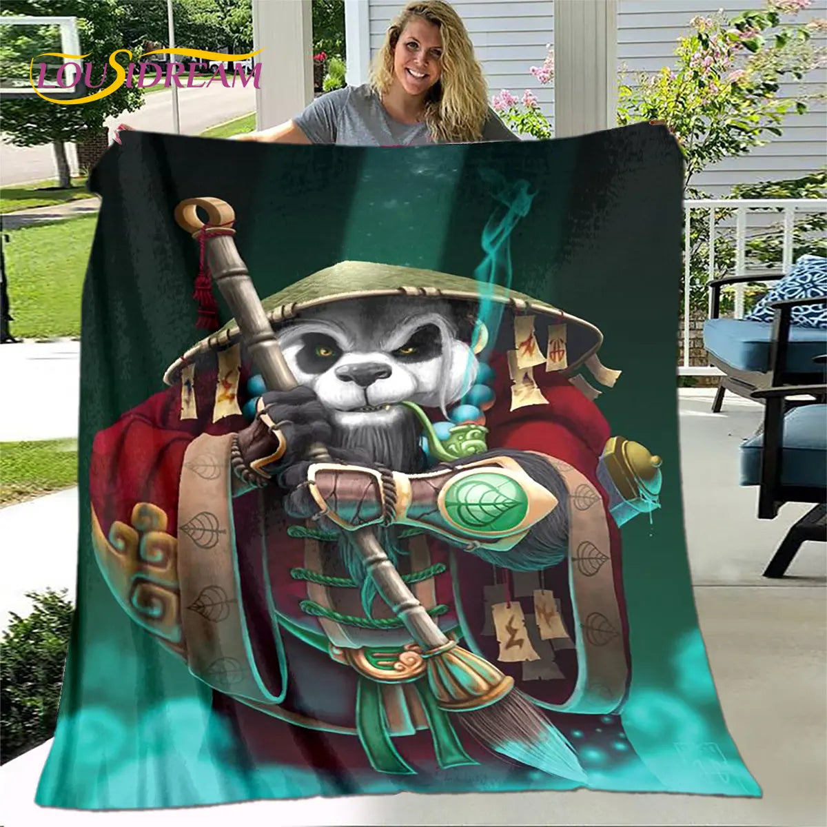 World of Warcraft, WOW Game Gamer Soft Plush Blanket,Flannel Blanket Throw Blanket for Living Room Bedroom Bed Sofa Picnic Cover