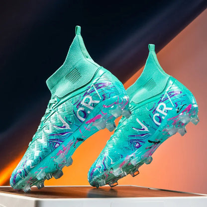 Chaussures de football TaoBo pour hommes – Crampons de haute qualité pour terrain synthétique, baskets de jeunesse, chaussures de terrain, chaussures de futsal pour hommes, baskets de terrain synthétique (Zapatillas de D
