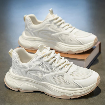 Men's speed casual sneakers spring summer soft-sole anti-slip breathable outdoor running shoes fashion Youth Joker sports shoes