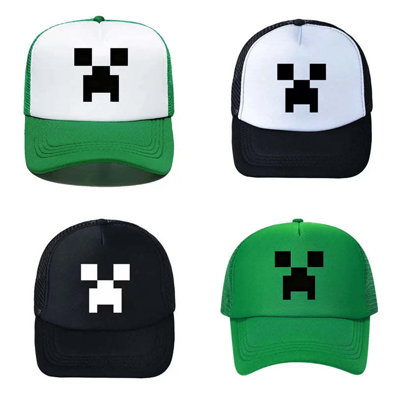 Cyberpunk-spil Totem of Undying Hat Cosplay Unisex Pixel Block Baseballkasket Solhat Udendørs tilbehør