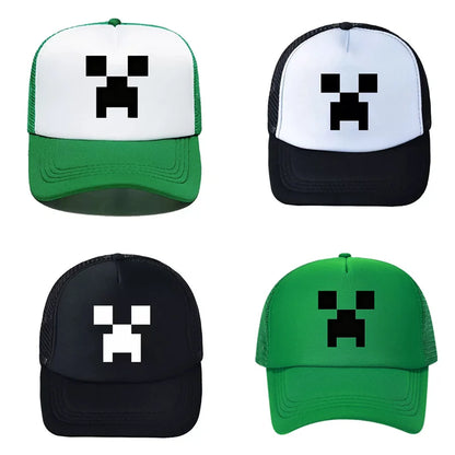 Cyberpunk-spil Totem of Undying Hat Cosplay Unisex Pixel Block Baseballkasket Solhat Udendørs tilbehør