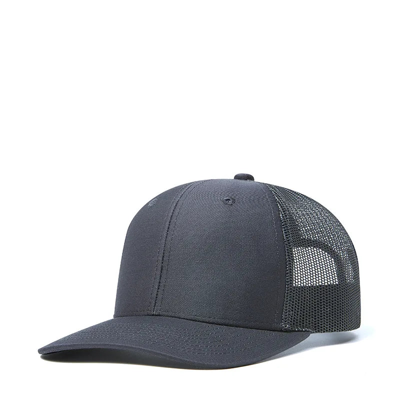 Czapki z daszkiem typu „trucker” w 38 kolorach, na świeżym powietrzu, z zatrzaskiem, czapki typu „dad hat”, hip-hopowe, męskie, damskie, regulowane, dla chłopców i dziewcząt, czapki baseballowe