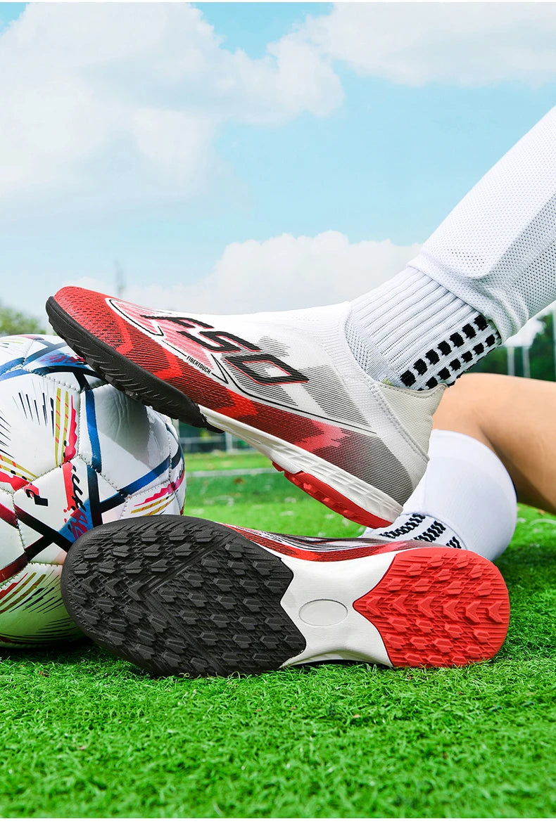 Chaussures de football pour hommes, neuves, pour terrain gazonné, professionnelles, originales, résistantes, décontractées, chaussures de football de qualité supérieure, ultralégères