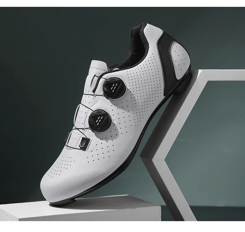 Scarpe da ciclismo MTB da uomo, scarpe sportive per bici da sterrato e da strada, sneakers da ciclismo flat ad alta velocità, calzature per mountain bike con tacchette SPD