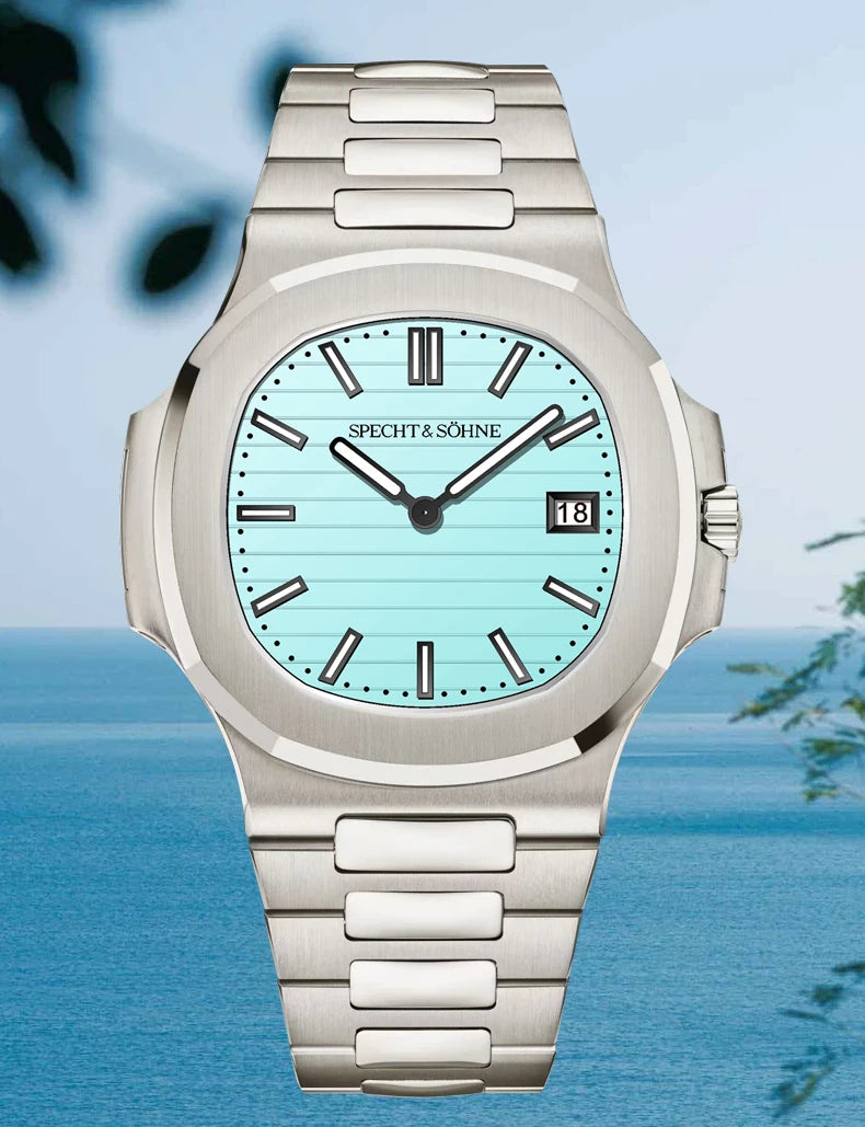 2026 New Specht & Söhne Luxury 40MM Quartz Watch For Men Super Slim Steel Sapphire Crystal 50M Waterproof 5711 Classic Watch
