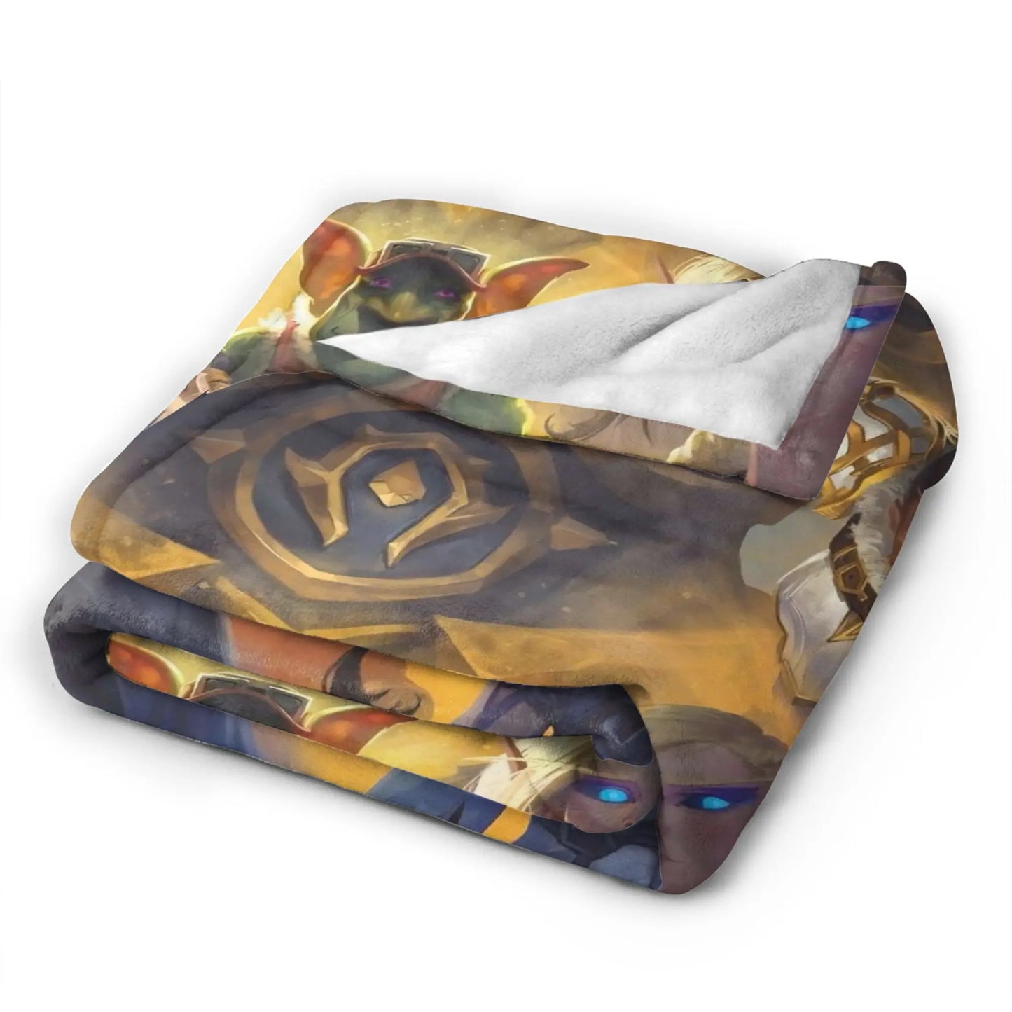 WOW World of Warcraft Flannel Blankets Winter  Soft Warm Throw Blanket for Children Outdoor Novelty Bedspread Sofa Bed Cover