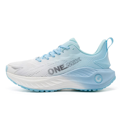 O-Resilio løbesko til mænd med støddæmpning og stabilitet, lette udendørs sports- og fritidssneakers i mesh med snørebånd til fitness og jogging