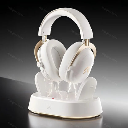 MCHOSE V9 Turbo Gaming Headset BT 2.4G Low Latency Wireless Esport With 60mm Dynamic Driver 2000mAh Magnetic Charging For Gamers