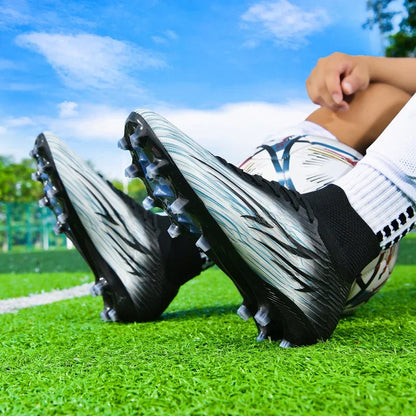 Nouvelles chaussures de football pour hommes, chaussures d'entraînement professionnelles, baskets de match, chaussures de football ultralégères, chaussures de sport pour l'extérieur, antidérapantes, unisexes