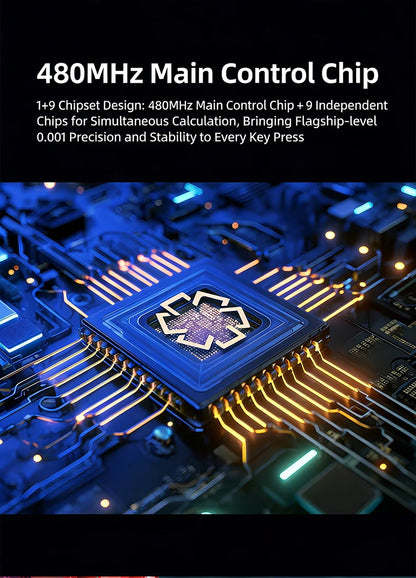 IROK Carotmas Mercury68 Mercury 68 Mercury68 Pro Mercury68 Max RT 0.001mm 8K kabelgebundene magnetische mechanische Gaming-Tastatur