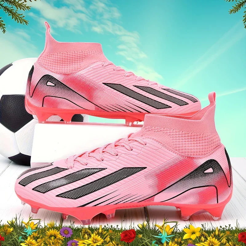 New Men Football Boots Cleats Boys Ultralight Sport Soccer Shoes Adult Professional Non-Slip Comfortable Training Match Grass
