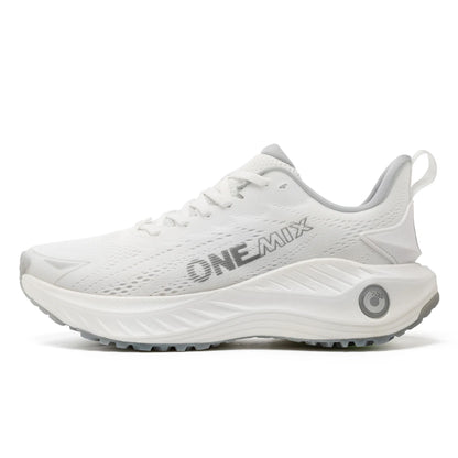 O-Resilio løbesko til mænd med støddæmpning og stabilitet, lette udendørs sports- og fritidssneakers i mesh med snørebånd til fitness og jogging