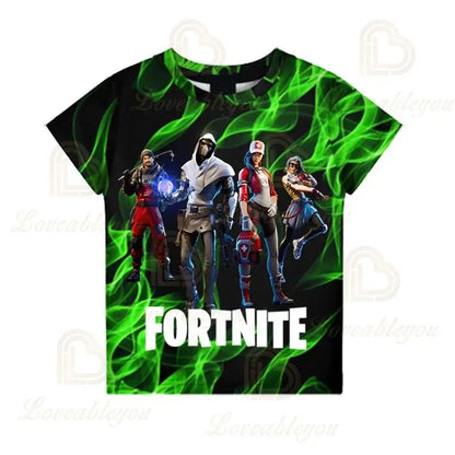 Battle Royale T-shirt Fortnite Victory T Shirt Kids Tops Girls Boys Clothes Harajuku Tees Children 3D 2025 NEW DESIGN