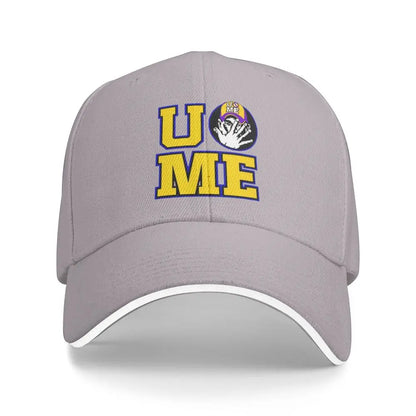 Yellow Wrestling Cena John White Custom Baseball Caps For Mens Unisex Male Beach Sunscreen Hat Snapback Cap