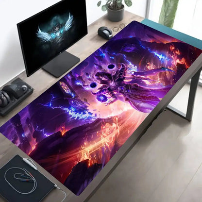 World Of Warcraft Game Mousepad Large Keyboard Desk Mat Gaming Mouse Pad LockEdge Non-slip Mat