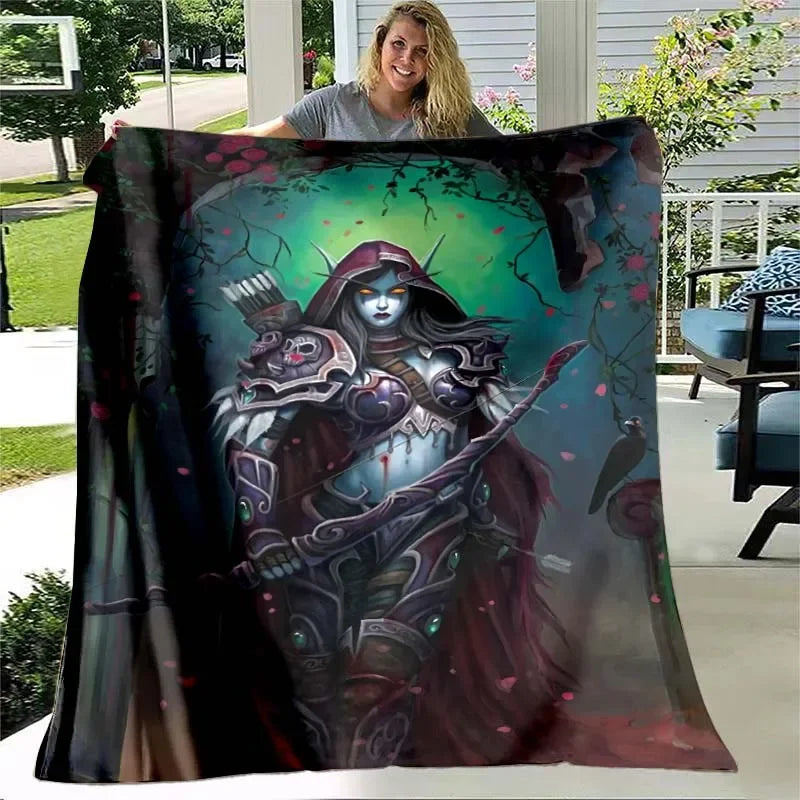 3D World of Warcraft pattern printed blanket bedroom living room home decor picnic blanket child room bed blankets birthday gift