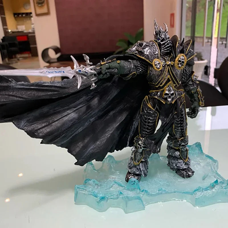 WOW Character FALL OF THE LICH KING ARTHAS ACTION FIGURE World of Warcraft Game Peripherals DC Lich King Illidan Anime Figures