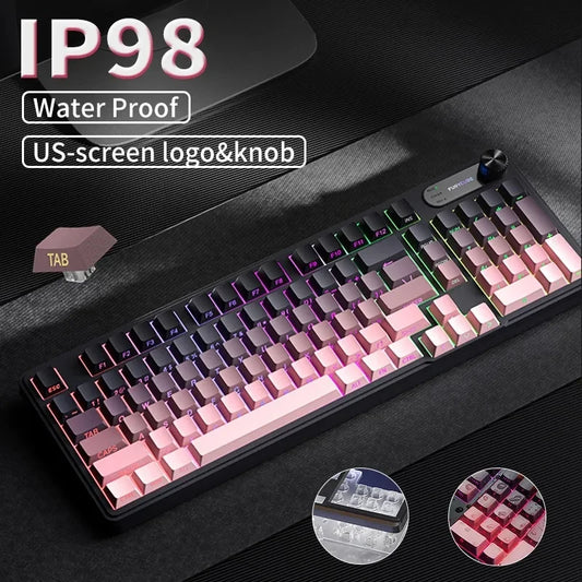 Wired Silent Gaming Keyboard Magnetic Mechanical Wired for Pro Gaming Rapid Trigger 8000Hz 128K Rate