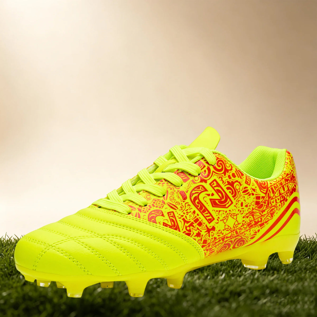 Chaussures de football AG/FG de nouveau style, crampons stables en TPU longs, unisexes, pour terrain de gazon extérieur, matchs et entraînements de football