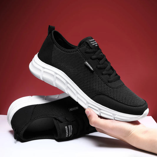 Men's Summer Sneakers Casual Running Shoes Breathable Walking Mesh Lightweight Sports Shoes Comfortable Fashion Shoes Zapatillas
