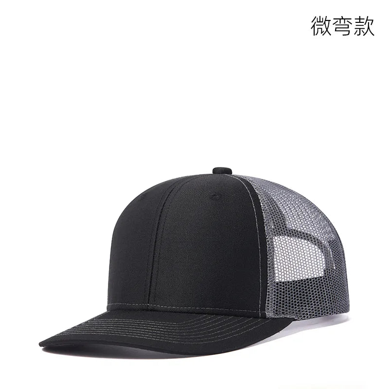 Czapki z daszkiem typu „trucker” w 38 kolorach, na świeżym powietrzu, z zatrzaskiem, czapki typu „dad hat”, hip-hopowe, męskie, damskie, regulowane, dla chłopców i dziewcząt, czapki baseballowe
