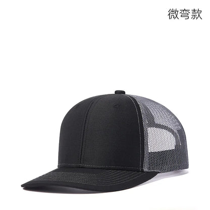 Czapki z daszkiem typu „trucker” w 38 kolorach, na świeżym powietrzu, z zatrzaskiem, czapki typu „dad hat”, hip-hopowe, męskie, damskie, regulowane, dla chłopców i dziewcząt, czapki baseballowe