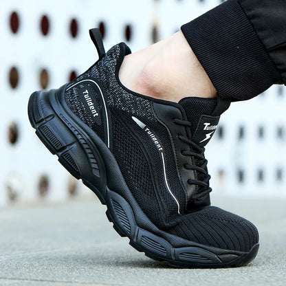 Chaussures de sécurité pour hommes, chaussures de travail anti-écrasement et anti-perforation, bottes de sécurité indestructibles pour hommes, chaussures isolées, bottes tactiques