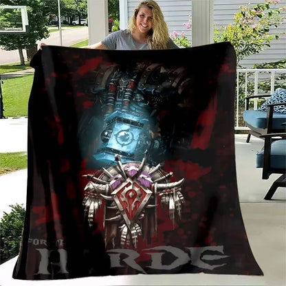 3D World of Warcraft pattern printed blanket bedroom living room home decor picnic blanket child room bed blankets birthday gift