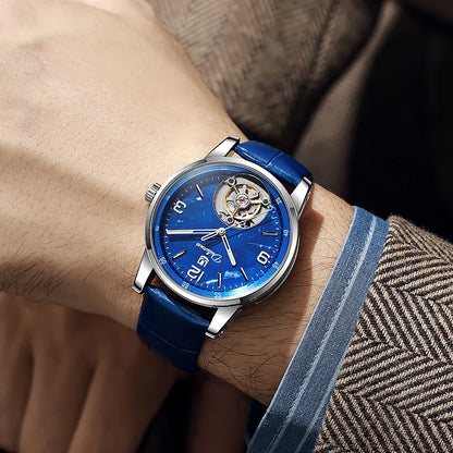 Men’s Fashion Sport Tourbillon Watch – Automatic, Mechanical, Water-resistant – Luxury wristwatch from a premium brand
