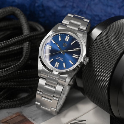 Watchdives WD1016 V3 kvarc karóra, 37 mm-es rozsdamentes acél tok, zafírüveg, vintage stílusú karóra, VH31 Sweep mozgás, 100 m vízálló férfi karóra