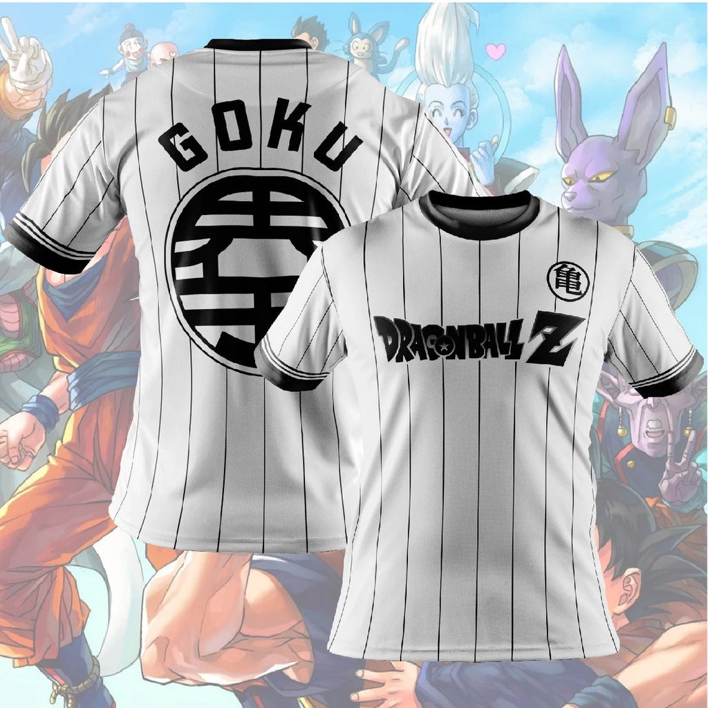 T-shirts Dragon Ball Z pour enfants et hommes, T-shirt pour homme, style Harajuku, tendance Goku, vêtements d'anime, hauts, streetwear