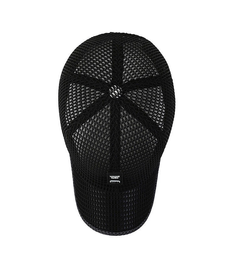 Zomer mesh-pet, baseballpet, ademend, voor buiten, verstelbaar met snapback, wandel- en vispet, voor dames en heren, cool, casual, sportief, fietspet