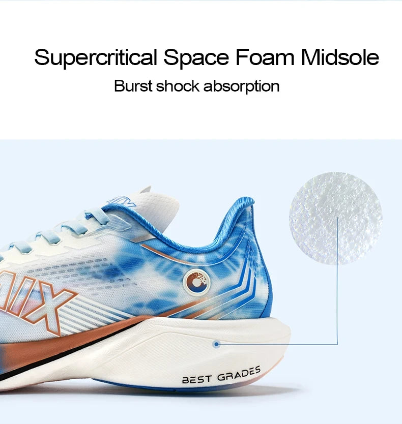 ONEMIX-Nylon Carbon Board Marathon Running Racing Shoes, Professional Stable Support, Shock-relief, Ultra-light Rebound Sneaker