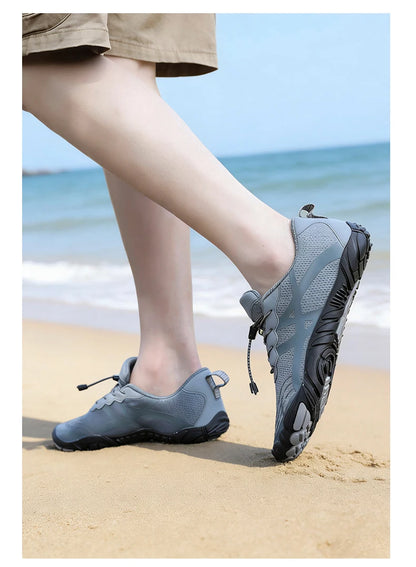 Couple Outdoor Sports Aqua Shoes, Barefoot Shoes, Quick-Dry Beach Swimming Fitness Wading Hiking Cycling Water Sneakers Shoes