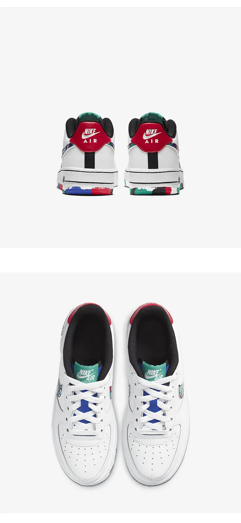 Nike originalne AF1 Air Force One sezonske nove ženske niske casual tenisice za board CU4632-100