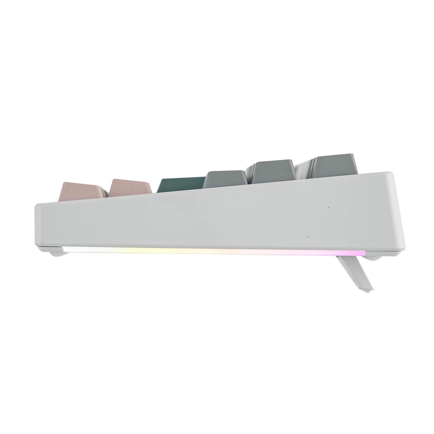 Teclado mecánico EPOMAKER TH87 con distribución ISO-UK TKL, con cable/BT/inalámbrico 2.4Ghz, NKRO, batería de 10000mAh y luz RGB