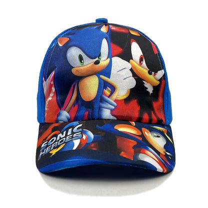 50–54 cm vaikų „Sonic“ animacinio filmo beisbolo kepurė su anime ežiu „ShadowTails“ ir „Knuckles“ personažais, apsauganti nuo saulės, aksesuaras, dovana