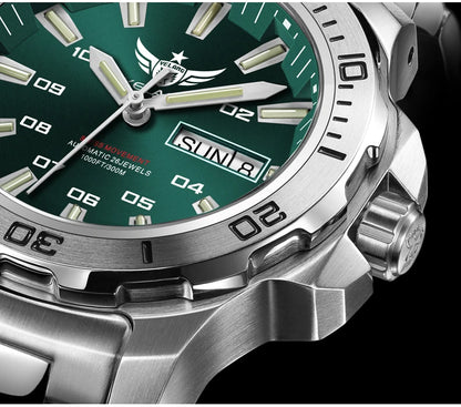 Yelang V5.1 Men's Watch 44mm Super Dive 300M Professional Waterproof SW220 Movement Luxury Automatic Mechanical Watch for Men