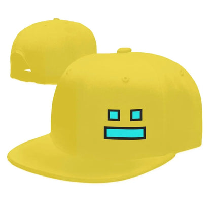Czapki z daszkiem z gry Geometry Dash – czapki baseballowe typu snapback dla mężczyzn i kobiet, czapki regulowane, czapki hip-hopowe, czapki typu casquette