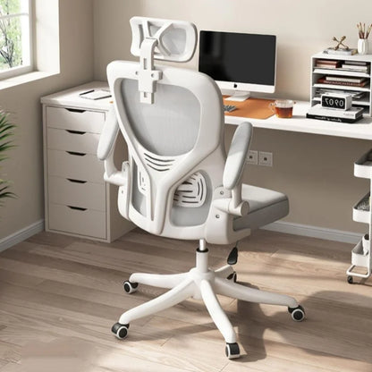 Nowy obrotowy fotel komputerowy z siatki, wygodny fotel domowy do długiego siedzenia, ergonomiczny fotel z regulacją wysokości do akademika, biura i nauki, fotel e-sportowy obrotowy