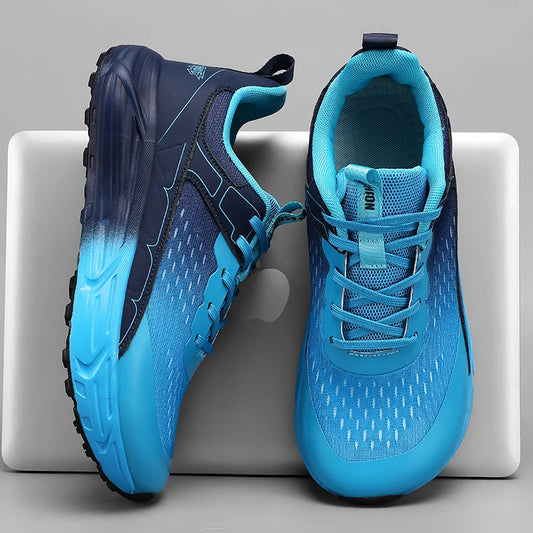 Wide Toe Box Sneakers Platform Soles Fashion Casual Sports Shoes Men Running Walking