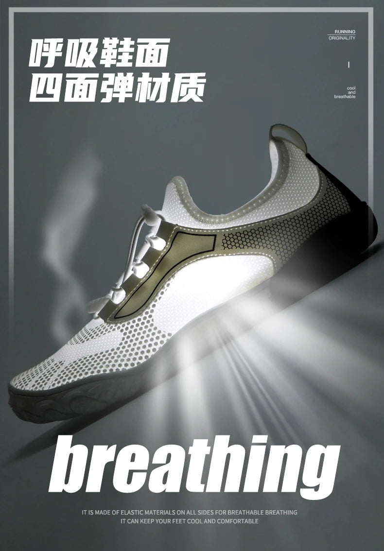 36-48# Gym Footwear Unisex Seaside Aqua Shoes Couples Vacation Beach Game Wading Shoes Men’s Squat Fitness Shoes Women’s Yoga Shoes