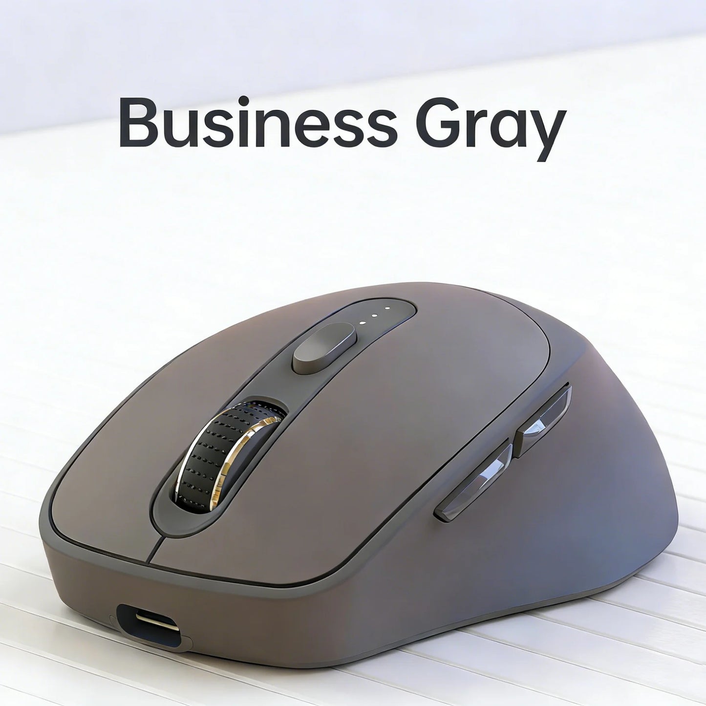 FREEWOLF X7 bezprzewodowa mysz Bluetooth 2.4G, dwutrybowa, cicha, akumulatorowa, 4000DPI, wskaźnik baterii, ergonomiczna, do PC, Mac i laptopa