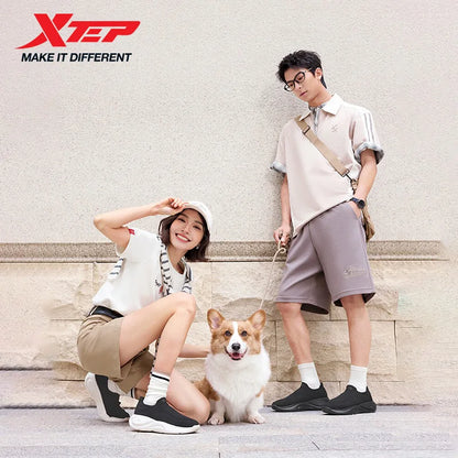 Xtep Anti-Slip Lightweight Soft Mid sole Rebound For Male Breathable Comfortable Casual Shoes 874219320013