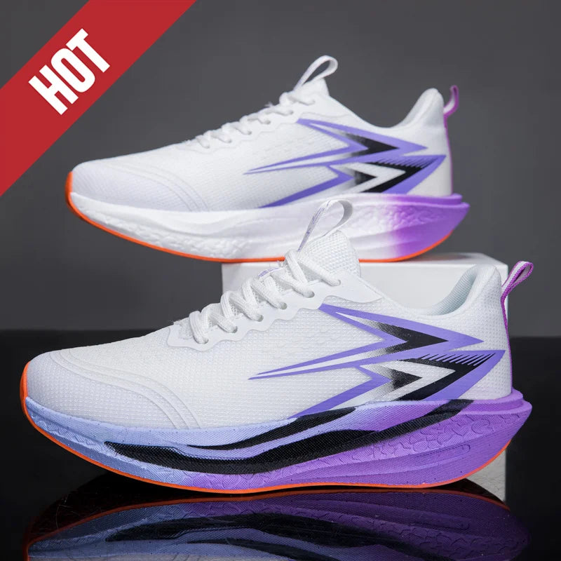 NEUE Laufschuhe mit Carbonplatte für Marathon, Herren, sportlich, atmungsaktiv, leicht, Damen, bequeme rutschfeste Sportsneaker, Casual